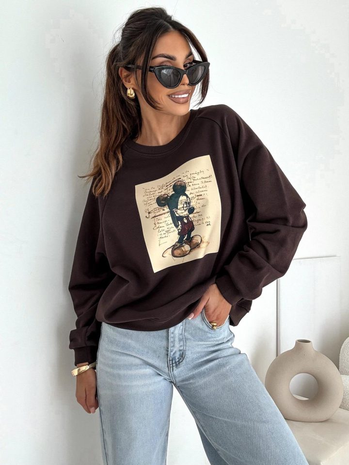 BOCCA Mickey Brown Sweatshirt - Image 1