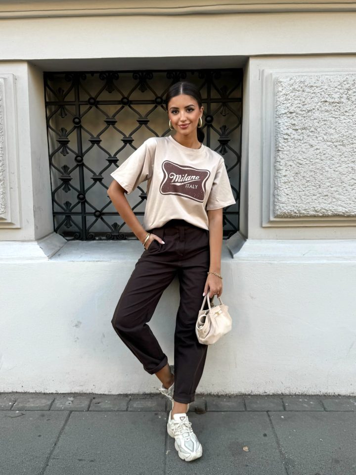 XANA Milano Beige T-shirt - Image 3