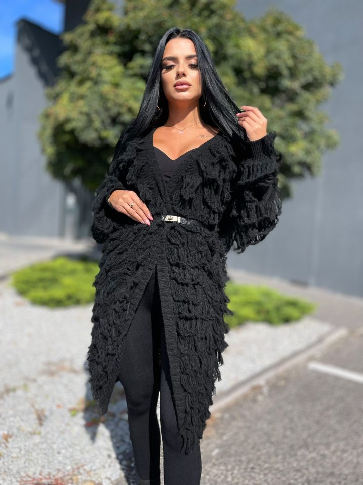 Alexis Black Cardigan - Image 1