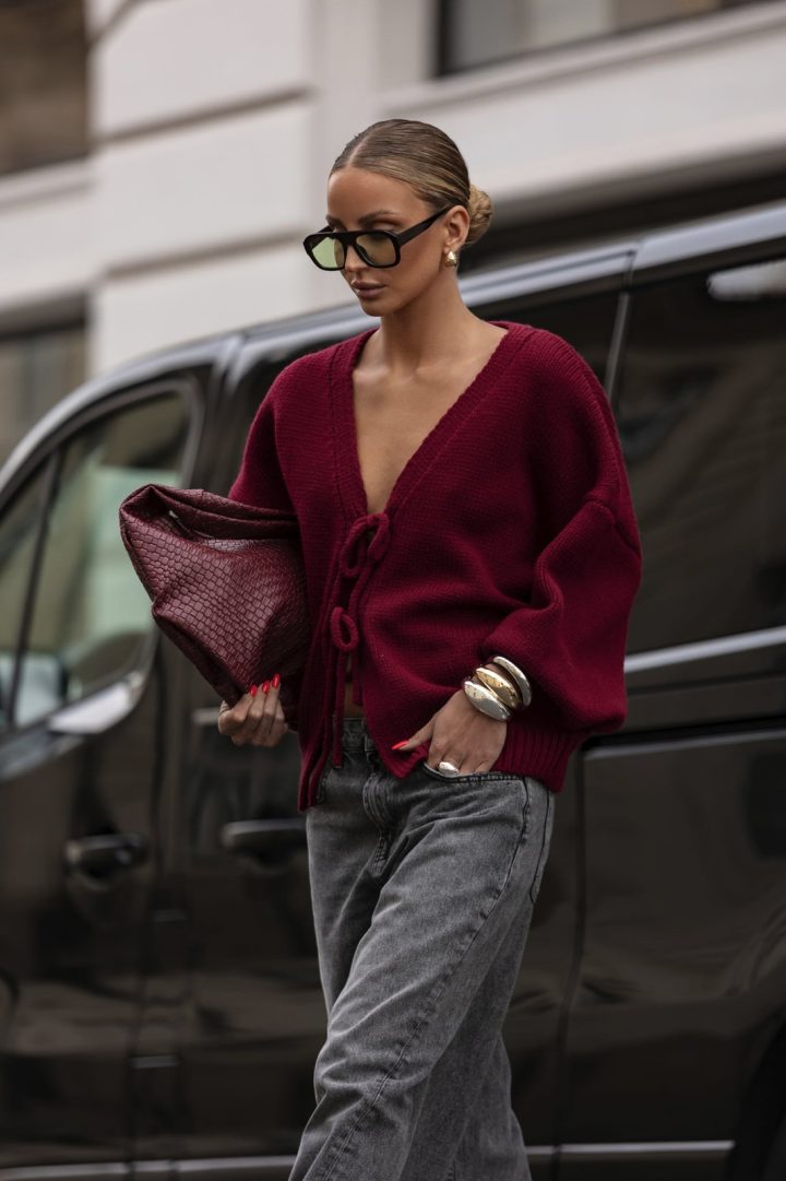 Cocomore Odesaa Burgundy Jumper - Image 3