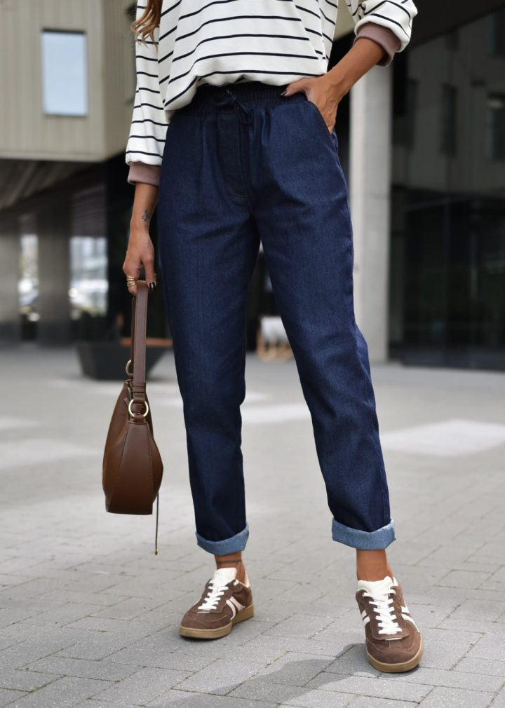 Xana Maris Navy Trousers - Image 2