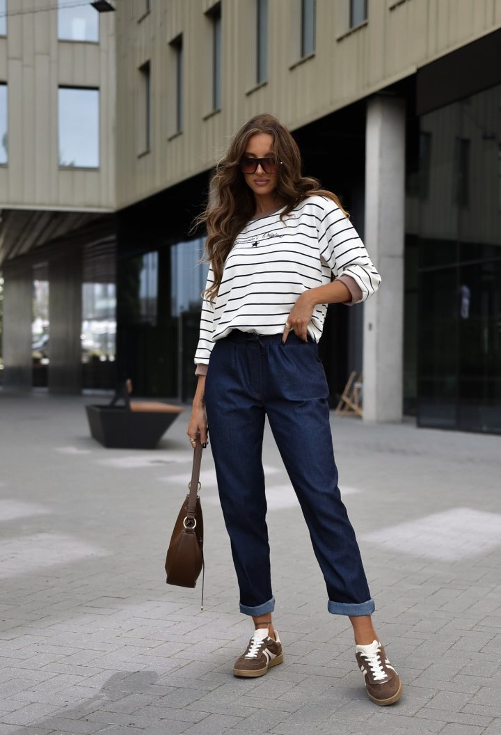 Xana Maris Navy Trousers - Image 4