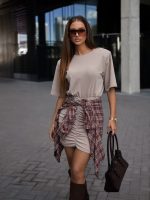 Xana Cindy Beige Dress - Image 2