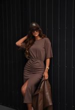 Xana Cecilia Chocolate Dress - Image 2