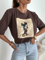 BOCCA Mickey 1405 Chocolate T-shirt - Image 3