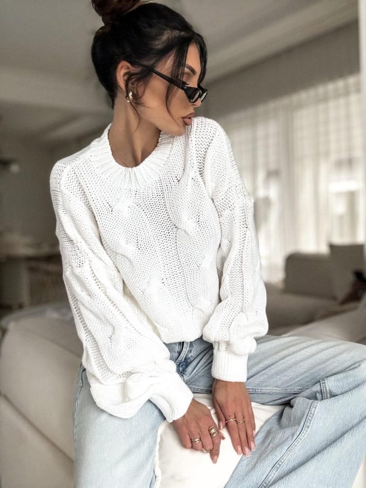 Bocca Caroline Off White Jumper - Image 1