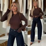 Monday Navy Ballon Fit Jeans - Image 2