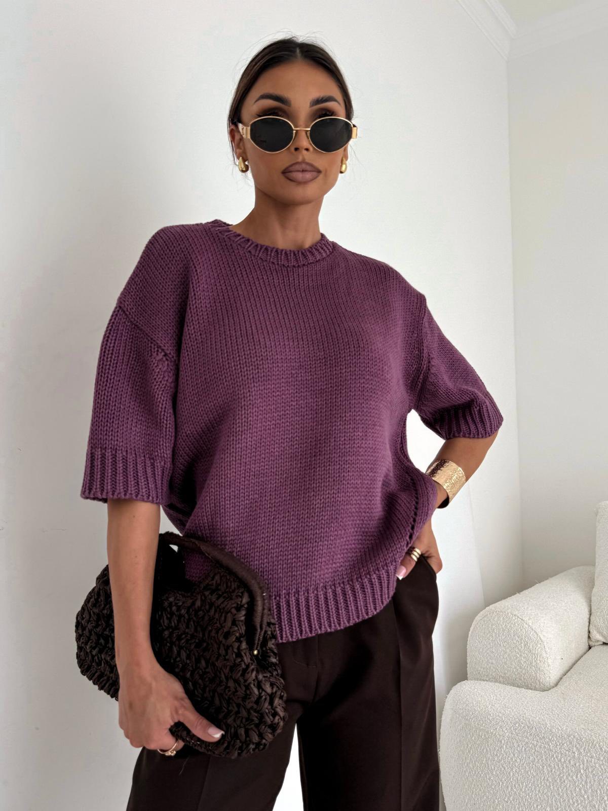gabi sliwka Bocca Monthana Plum Jumper - Image 2