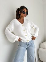 Bocca Star Off White Short Cardigan