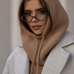 COCOMORE Beige Balaclava Hood