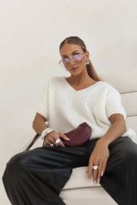 Cocomore Amelia Off White Jumper - Image 2