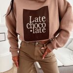 Chocolate Beige Hoodie One Size