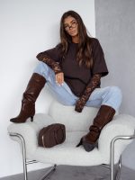 Bocca Niko Lace Chocolate Tshirt