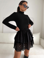 EXCLUSIVE Bocca Lace Black Cotton Reach Skort - Image 2