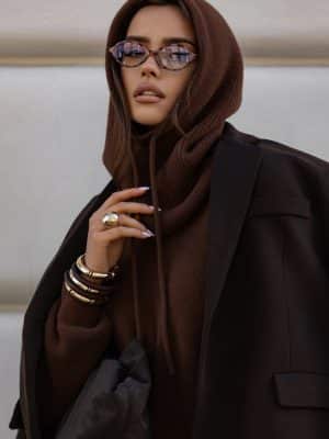 COCOMORE BROWN Balaclava Hood