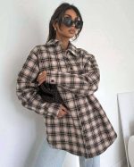 Bocca Marlene Beige & BROWN Shirt - Image 3