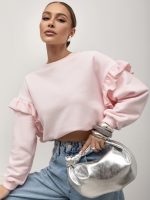 COCOMORE Nella Powder Pink Sweatshirt (POSTAGE 31.01.2026) - Image 3