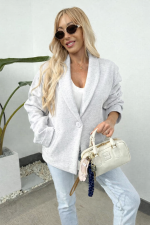 Bocca Florette Melange Grey Blazer