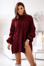 COCOMORE Tamisa Burgundy Jumper - Image 2