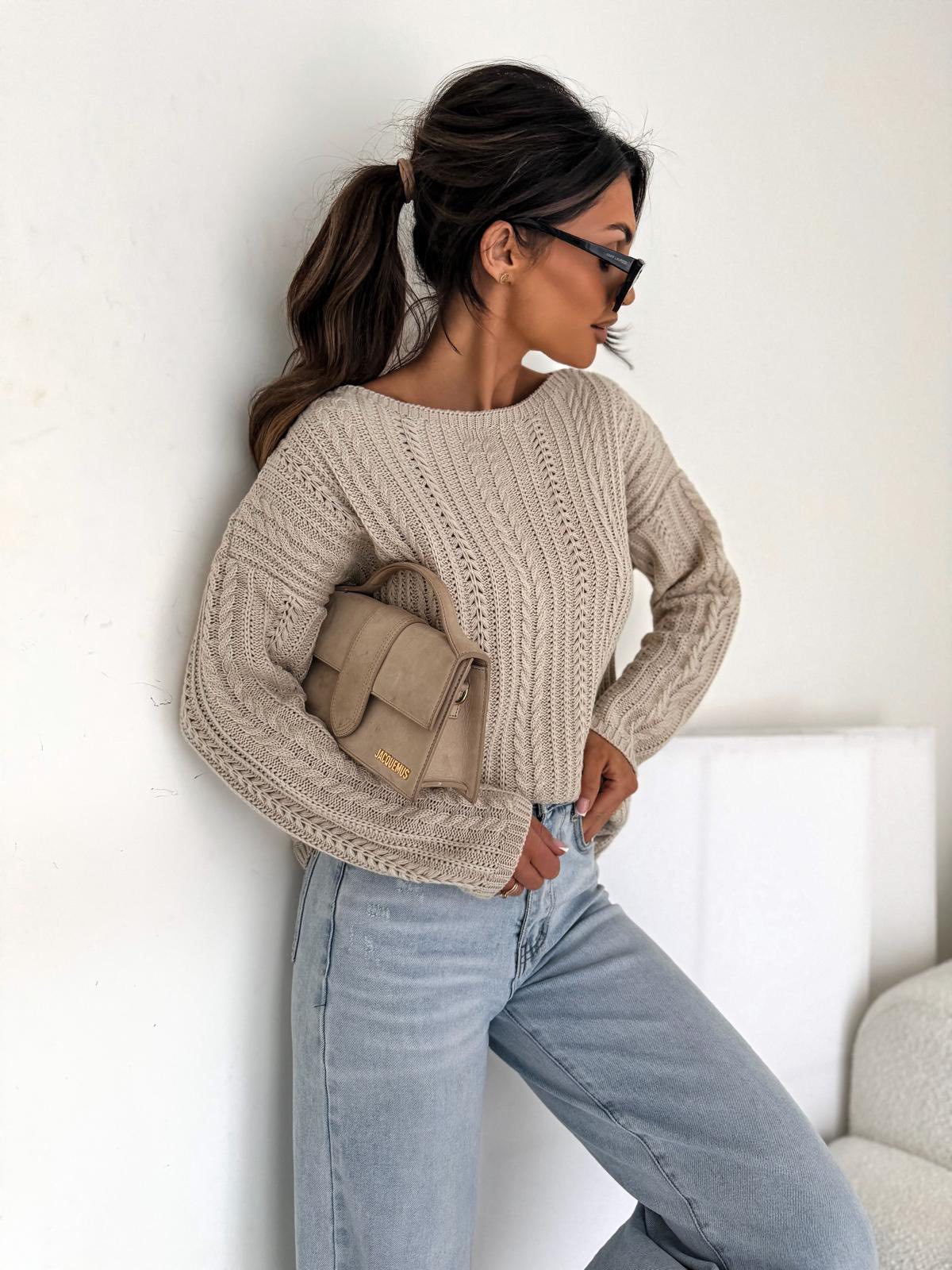 lodka bez Bocca Adelide Beige Jumper - Image 1