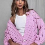 Bocca Pink Short Cardigan