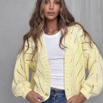 Bocca Yellow Short Cardigan
