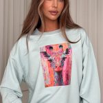 BOCCA Giraffe Light Blue Sweatshirt