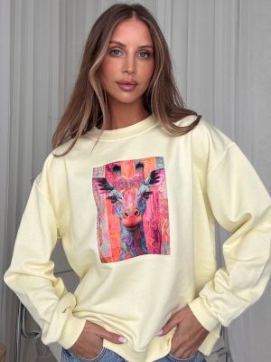BOCCA Giraffe Yellow Sweatshirt