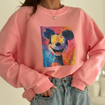 BOCCA Crazy Mouse Pink Sweatshirt