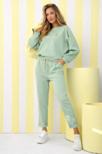 Jordan Green Sweatshirt & Trousers Set "MASELKO MATERIAL"