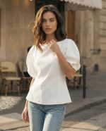 COCOMORE Eliora White T-shirt - Image 3