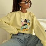 BOCCA Lucky Mouse Yellow Sweatshirt