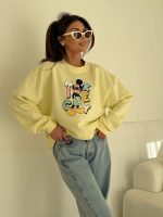 BOCCA Lucky Mouse Yellow Sweatshirt - Image 3
