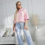 M Sara Jessie Wide Leg Jeans