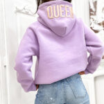 QUEEN Lilac Hoodie One Size