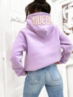 QUEEN Lilac Hoodie One Size
