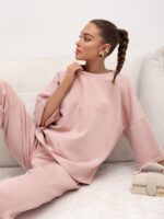 COCOMORE Blaise Powder Pink Trousers - Image 2