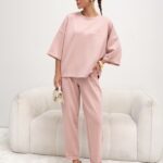 COCOMORE Blaise Powder Pink Trousers