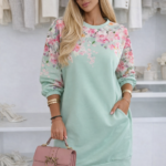 Sylvia Green Tunic Dress “MASELKO “MATERIAL