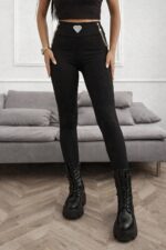 Celine Black Leggings - Image 2