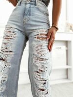 M Sara Pola Blue Jeans - Image 4