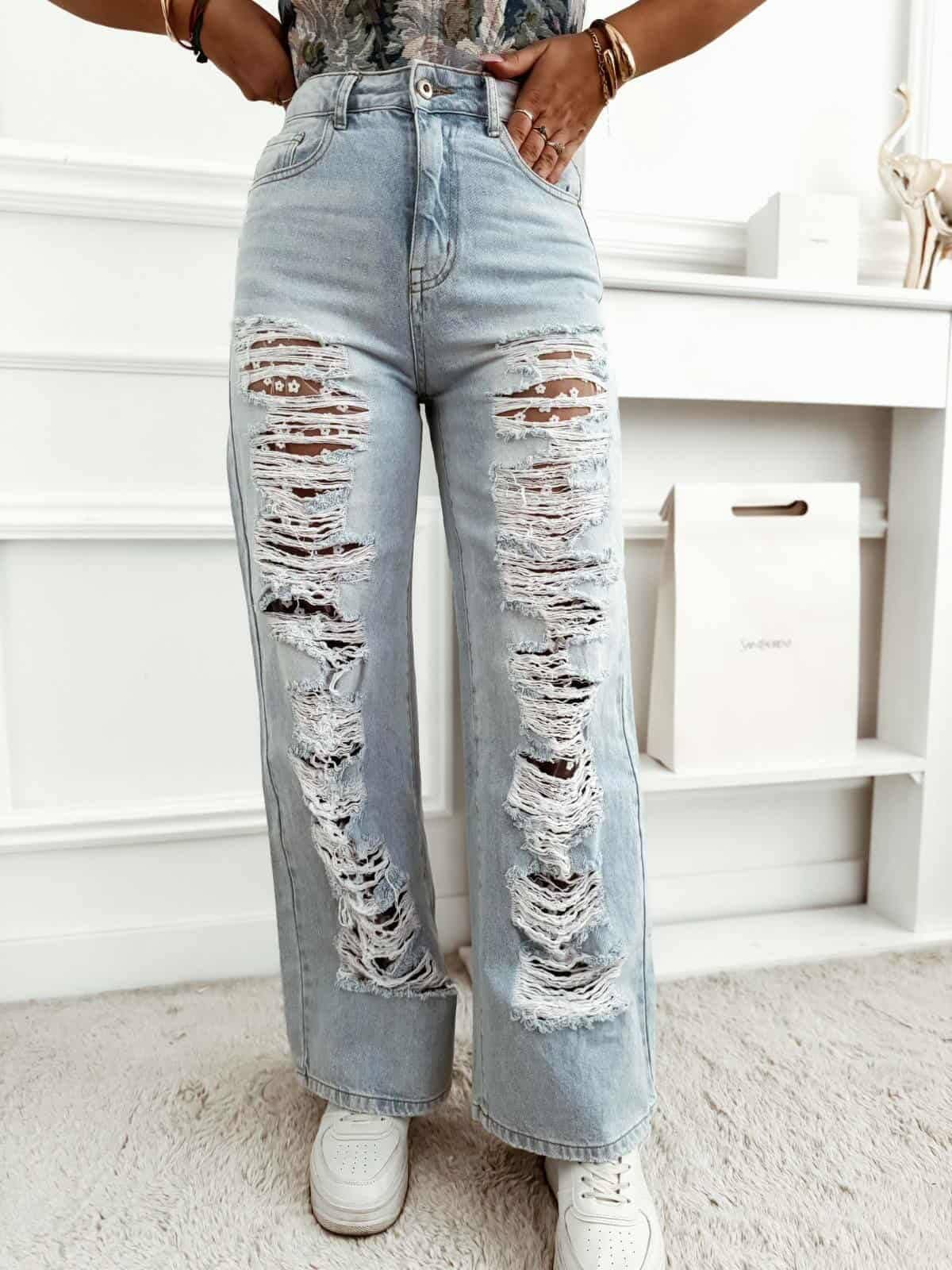 FB_IMG_1773167194472 M Sara Pola Blue Jeans - Image 1