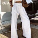 Roxandra White Wide Leg Jeans