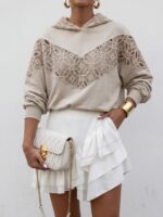 COCOMORE EXLUSIVE  Denisa Beige Hoodie - Image 2