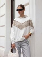 COCOMORE EXLUSIVE  Denisa White Hoodie