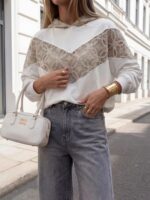 COCOMORE EXLUSIVE  Denisa White Hoodie - Image 2