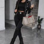 Celine Black Leggings