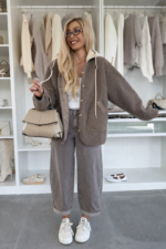 Lisa Brown Fleece sweatshirt for women (Copy) - Image 3