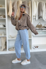 Lorna Brown Suede Jacket - Image 3