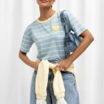 COCOMORE Azure Yellow & Blue T-shirt